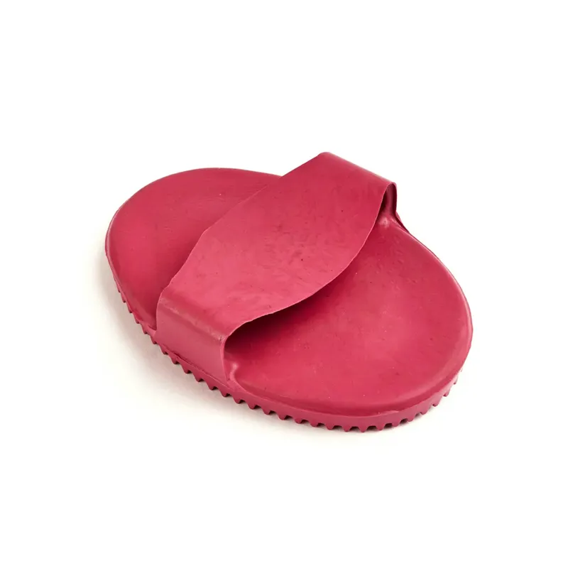 Shires Rubber Curry Comb - Pink